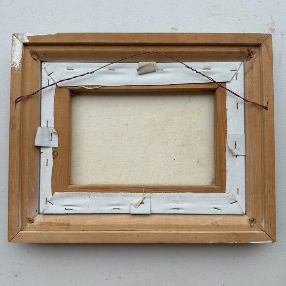 Vintage Local Hawaii Artist Edna Loo Original Canvas Oil Painting Signed - Picture 3 of 3